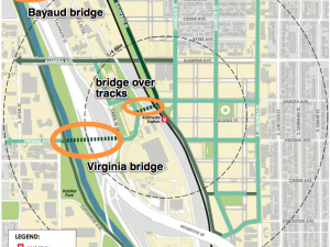 Alameda Station Area Plan proposed bridges